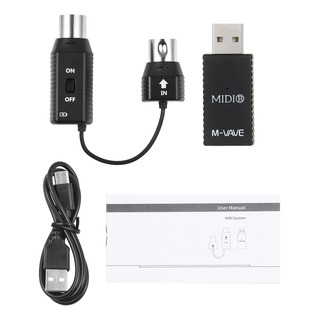 Sistema De Transmisión De Audio Inalámbrico Midi Ms1 M-vave Sistema De Transmisión De Audio Inalámbrico Midi Ms1 M-vave