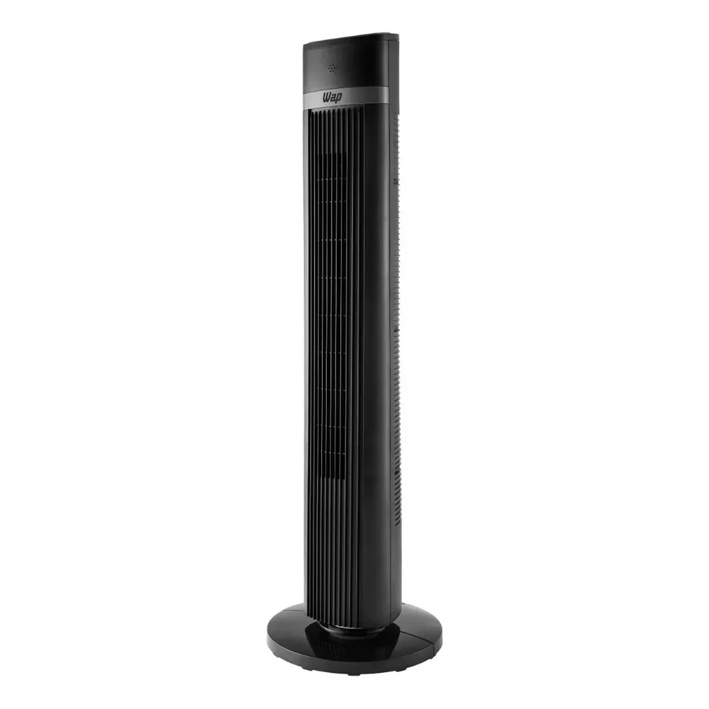 Ventilador Torre AIR SILENCE WAP Silencioso Oscilante com Controle Remoto 4 Velocidades e Desligamento Automático
