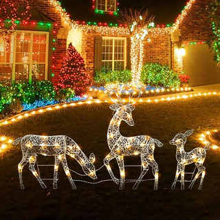 Para Nuevo Adorno Navideño De Reno Intermitente Led For Para Nuevo Adorno Navideño De Reno Intermitente Led For