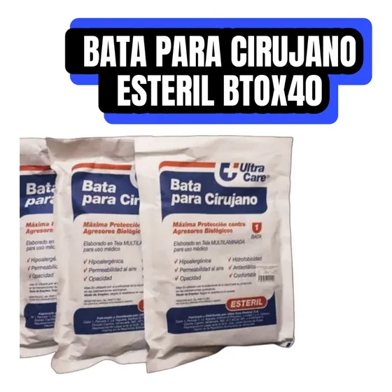 Bata Para Cirujano Estéril Bultox40 