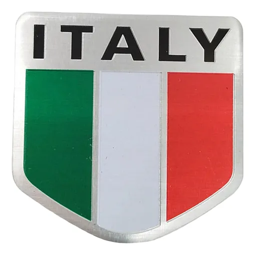 Emblema Bandera De Italia Para Auto Tuning Lujo Accesorios