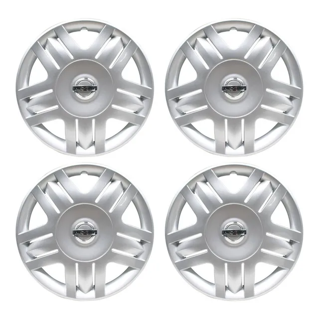 4 Tapones Polveras Platina R14 Original Nissan