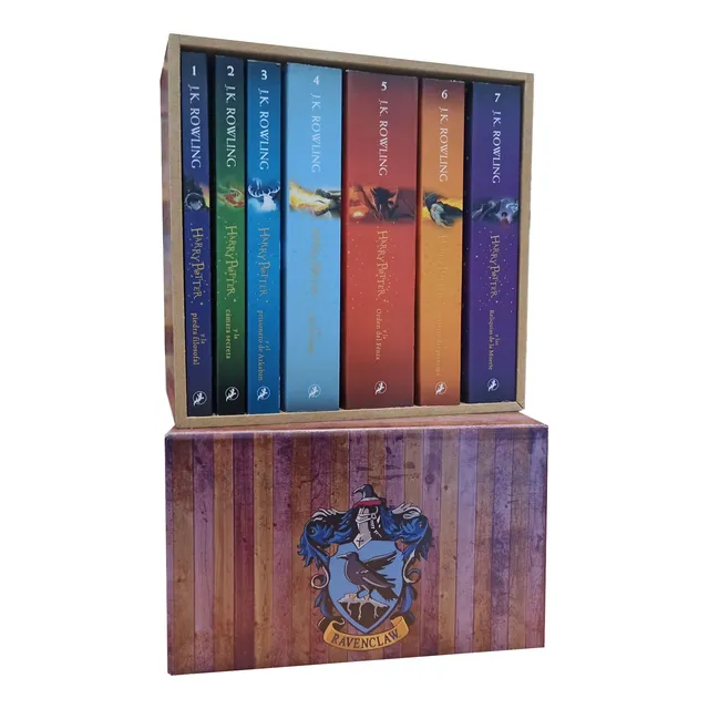 Pack Harry Potter Saga Completa 1-7 Mas Caja Ravenclaw