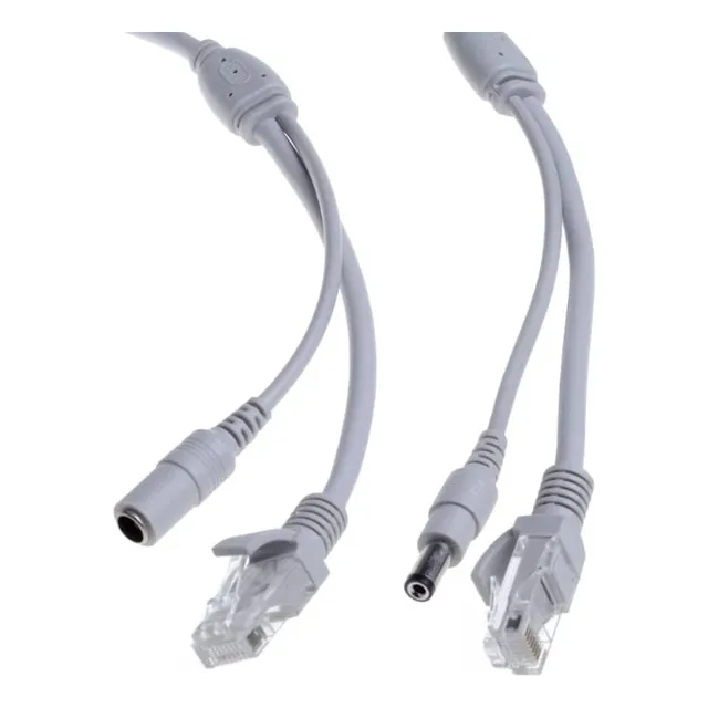 Cable Red Rj45 Ethernet Y Corriente 15mt Camara Cctv Nvr