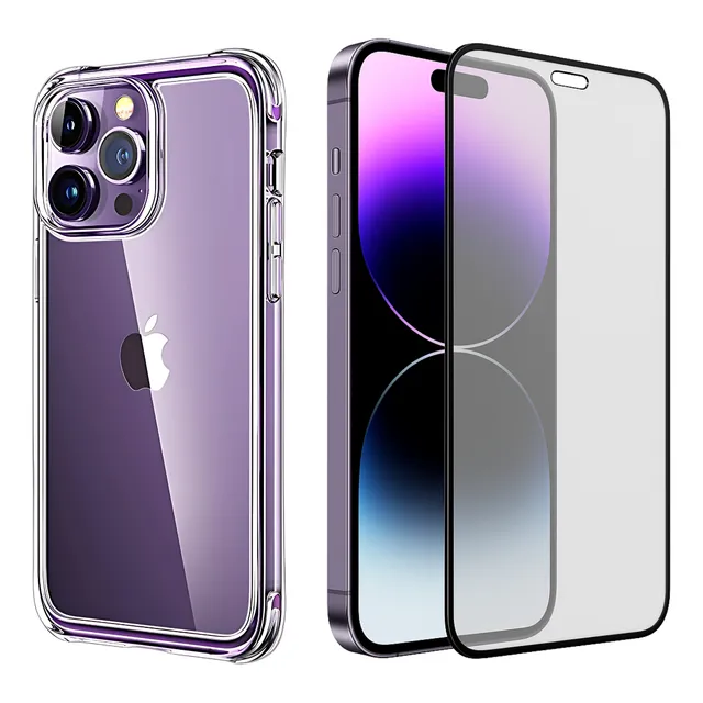 Capa Capinha + Película Cerâmica Fosca P/ iPhone 11 Ao 16
