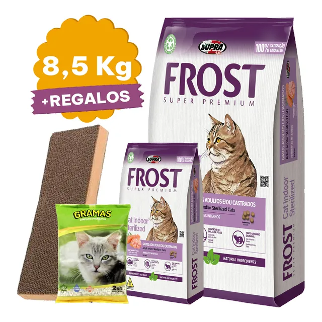 Comida De Gato Frost Cat Indoor 8,5 Kg + Regalo + Envío