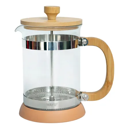 Cafetera Prensa Francesa Wayu Café Mesa Cocina Premium Color Transparente