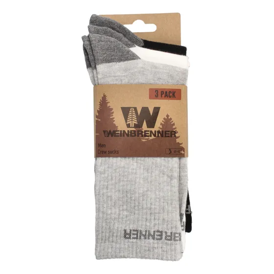 Calcetines Hombre Weinbrenner Lyon Blanco-gris-negro