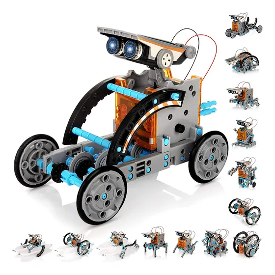 Juguete Solar Educativo M Robot, 190 Piezas Para Construcció
