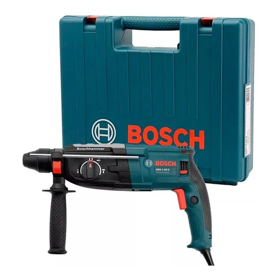 Rotomartillo Bosch Gbh 2-28 D 850w 3.2 Jouls Aleman Color Azul