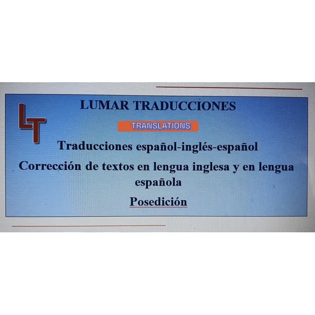 Traducción, Corrección Y Posedición De Textos