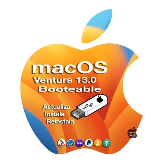 Pendrive Booteable Apple Macos Ventura Sequoia