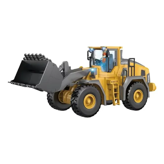 Tractor Yg258-g Yigong con pala con control remoto, color amarillo | Cuotas sin interés