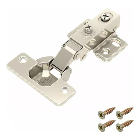 10 Dobradiças Caneco 35mm Reta Com Amortecedor Slow