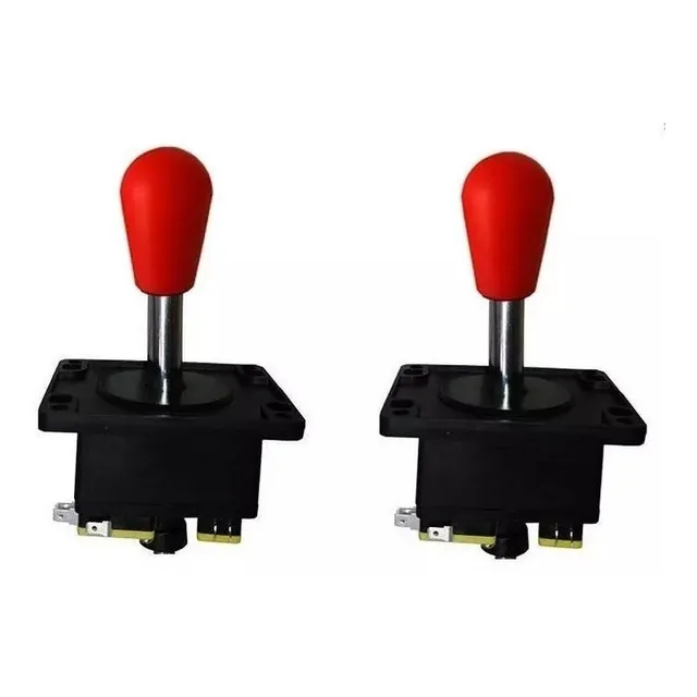 Pack 2 Palancas Arcade Con Microswitch 