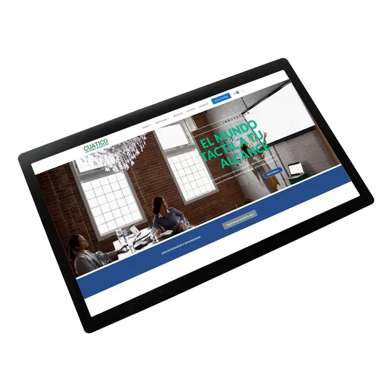 Monitor Táctil 19 Touch Kiosko Totem Con Pequeño Detalle
