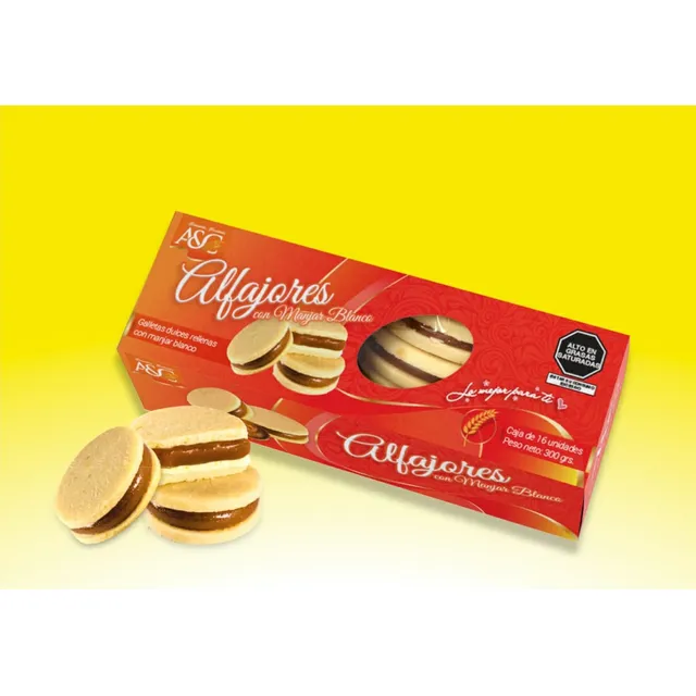 Alfajores A&c Chocolate, Coco, Manjar & Semillas 12 X 16 Un