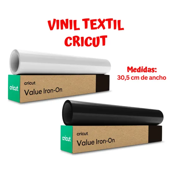 Vinil Textil Cricut Para Cameo, Cricut | Ancho: 30,5cm / 12 