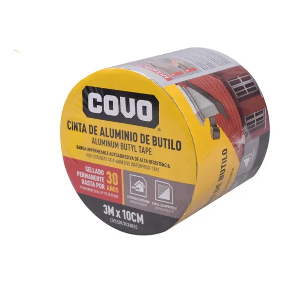 Tapa Gotera (cinta Adhesiva) De 10cmx5m Marca Covo
