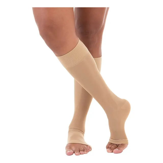 Meia Compressão Ad 20-30mmhg 3/4 Venosan Legline Pé Aberto