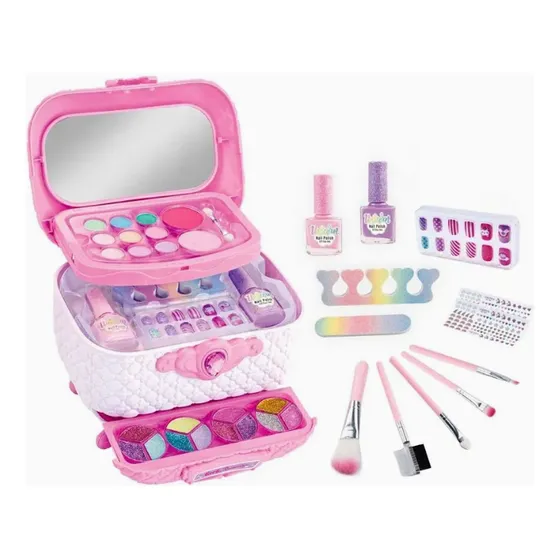 Maquillaje Juguete Infantil Princess Box Con Estuche
