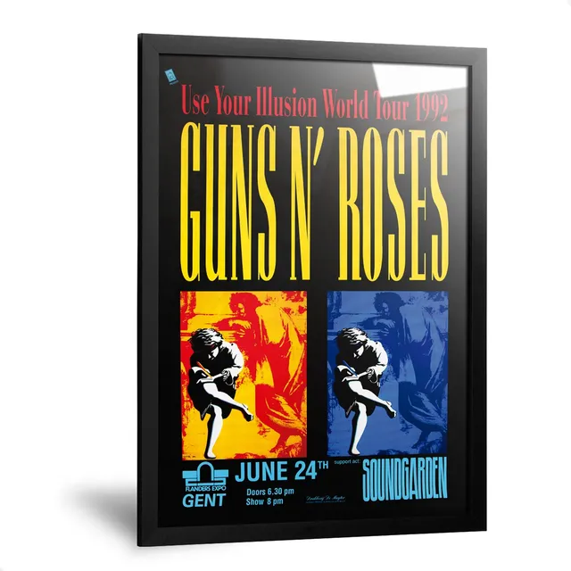 Cuadro Guns And Roses Use Your Illusion World Tour 35x50cm