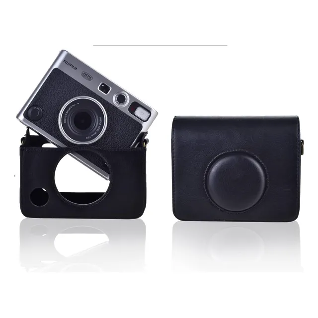 Estuche Para Instax Mini Evo De Cuero Correa Varios Colores