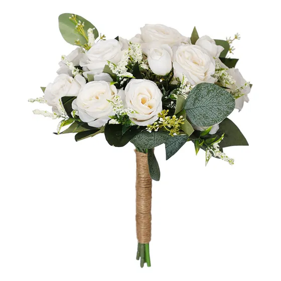 Hi, Buquê De Casamento, Buquê De Flores Artificiais Para