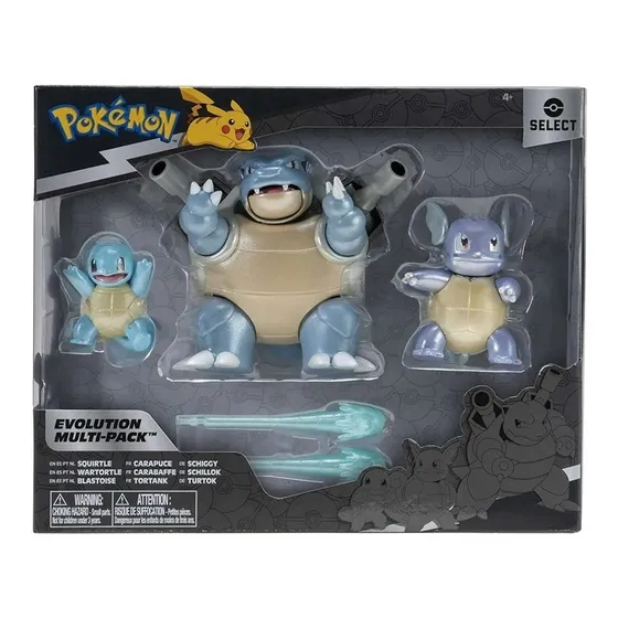 Pokemon Select Squirtle Wartotle Blastoise