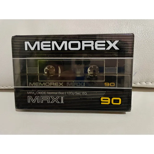 Cassette Memorex Mrx1 90 Min Tipo I Bias Normal Nuevo/sellad Negro