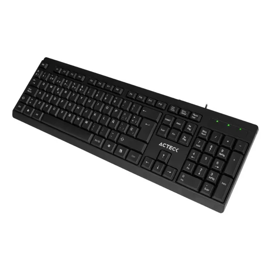 Teclado Alámbrico Usb Inspire Ta210 105 Teclas Clásico Color del teclado Negro