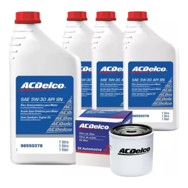 Kit Troca De Oleo 4l 5w30 + Filtro Corsa/astra/celta Gm