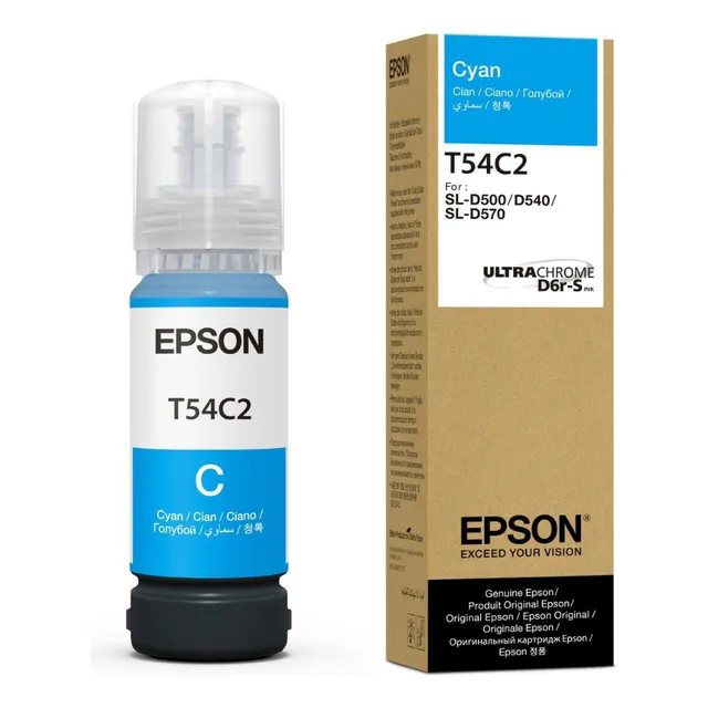 Botella De Tinta Color Cian Surelabd570