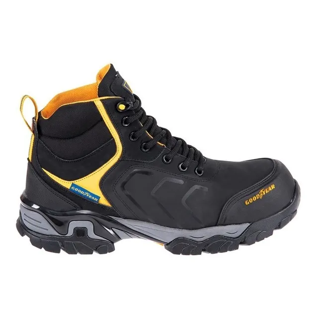Bota Industrial Goodyear 0111 Negro 826476 Con Casquillo Cbo