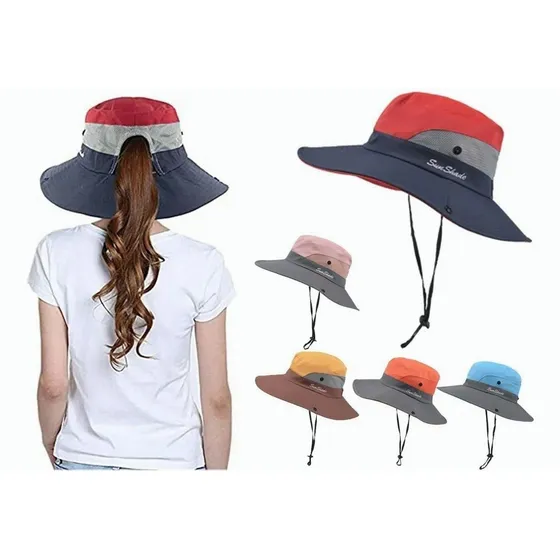 Sombreros De Pesca De Sol, Gorra De Boonía Ligera Unisexo