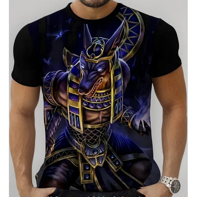 Camiseta Camisa Personalizada Deus Egipicio Egito Anubis 21