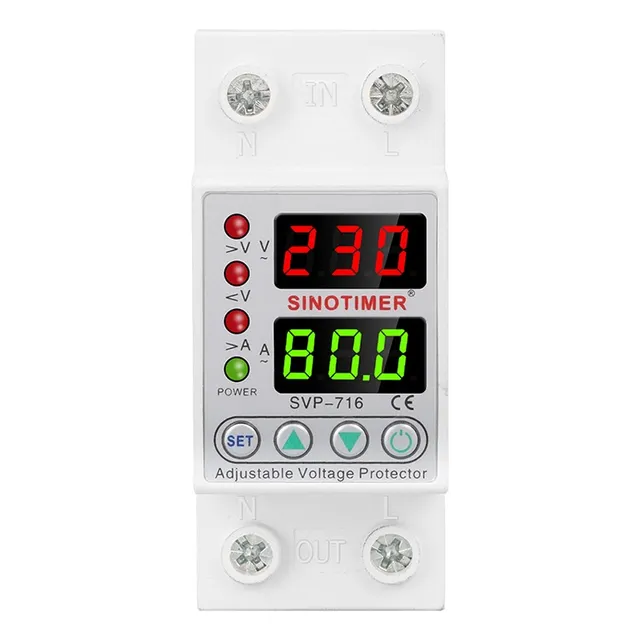 Relay Rele Protector Voltimetr Amperimetro Ac 220v Sinotimer