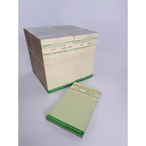 Comandas Autocopiantes   Original Y Una Copia Foleadas  1000
