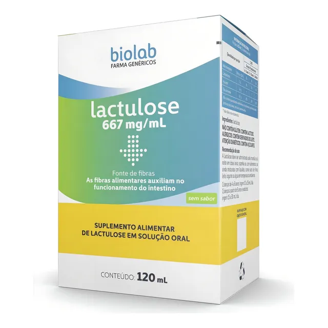 Lactulose 667mg/ml Com 120ml