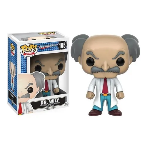 Funko Pop Games Dr Wily 105 Videojuego Games Megaman