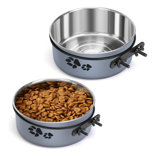 Valinks 2 Cuencos De Agua Para Jaula De Perro Valinks 2 Cuencos De Agua Para Jaula De Perro