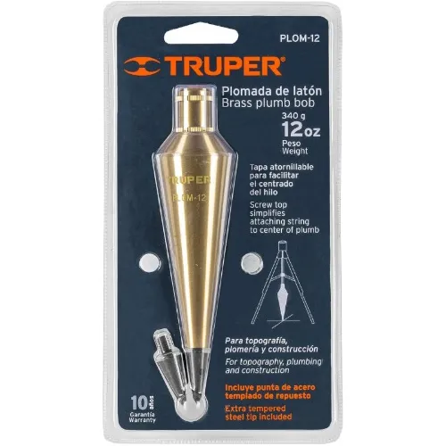 Plomada Trompo 340g Truper Cod: 1625462
