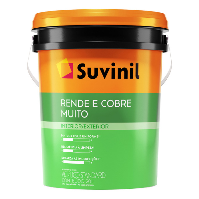 Suvinil Rende E Cobre Muito Fosco 20 Litros - Branco