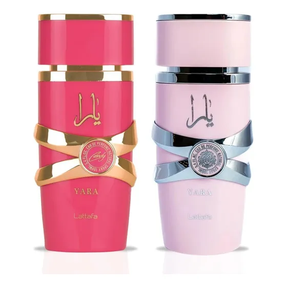Perfume Lattafa Yara Edp 100 Ml + Yara Candy Edp 100 Ml