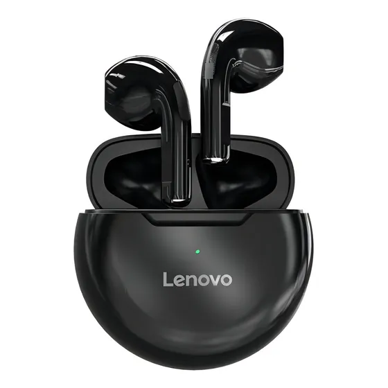 Auriculares Inalámbricos Tws Lenovo Ht38 Bluetooth Color Negro