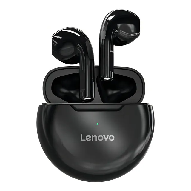 Auriculares Inalámbricos Tws Lenovo Ht38 Bluetooth Color Negro