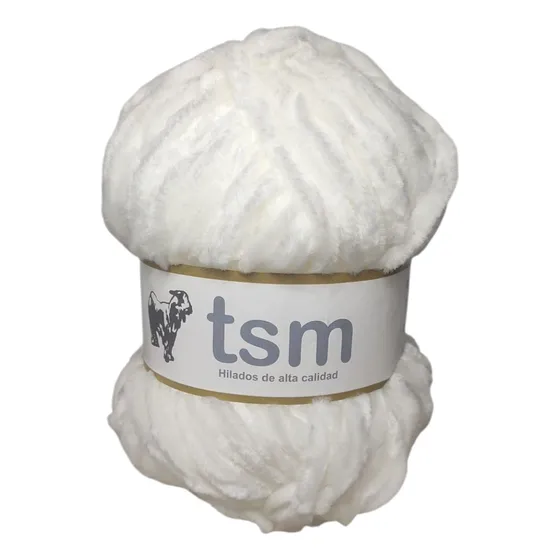 Lana Chenille Gruesa Tsm Ovillo 100grs Crochet Tricot