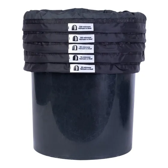 Kit 5 Bolsas Para Extração 20l Hash Ice Bubble Bag Grow