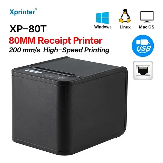 Impresora Termica Xprinter 80mm Xp-80t Usb+ethernet Jwk