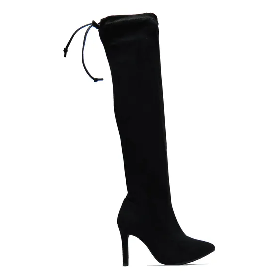 Bota Bucanera Mujer Vizzano Gamuza Taco Aguja Cierre 3049241